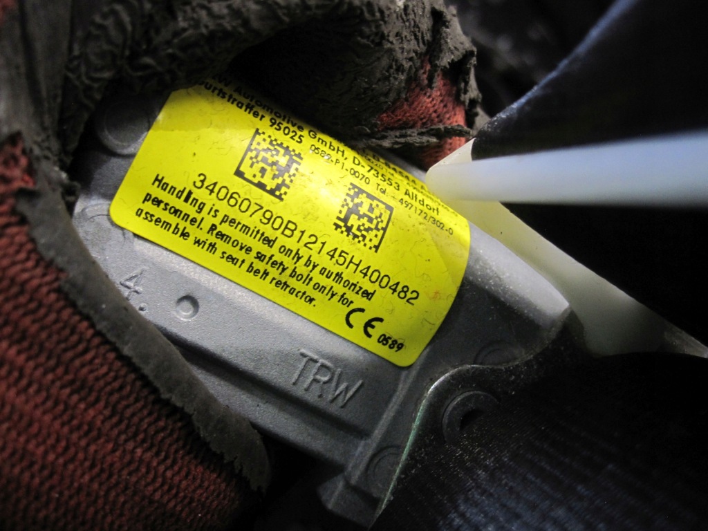 Купить Citroen c3 2 12r ремень безопасности левое  перед 96771569xx