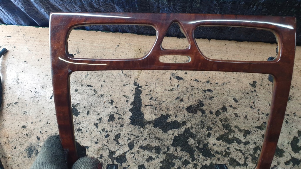 фото №4, Mercedes w203 панель рамка радіо drewno