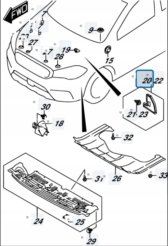 фото №8, Suzuki sx4 s-cross 18r 1.4t lift шумоізоляція захист крила права