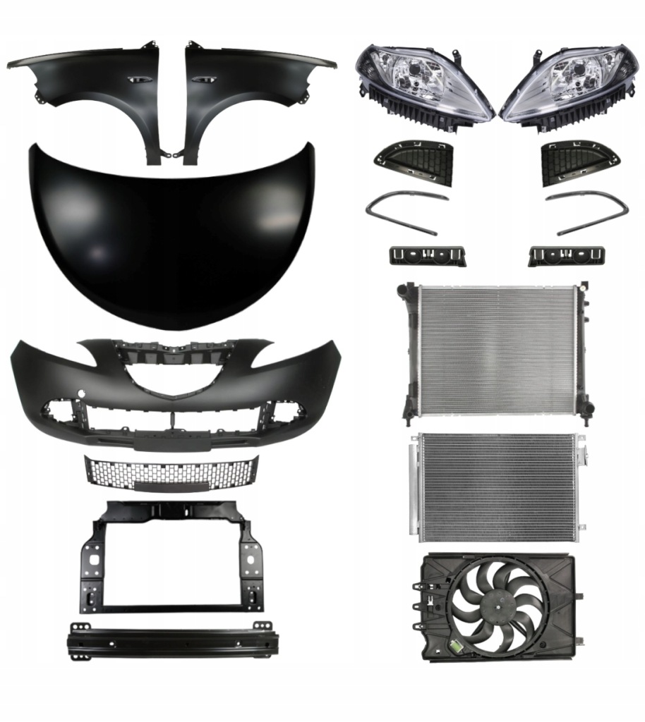 фото №1, Lancia ypsilon 11-15 капот бампер крыло решётка радиатора