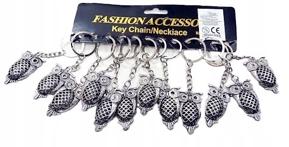 Купити Брелок 12szt sowa метал bk5511