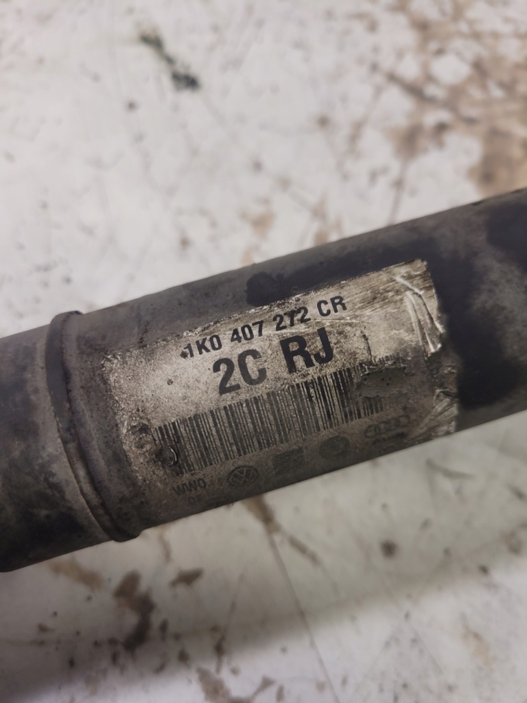 фото №5, Приводной вал правый перед audi a3 8p lift 1k0407272cr