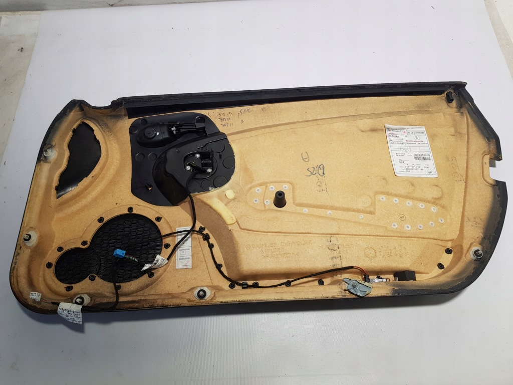 фото №10, Обшивка оббивка двері лівий перед mercedes slk r171 w171