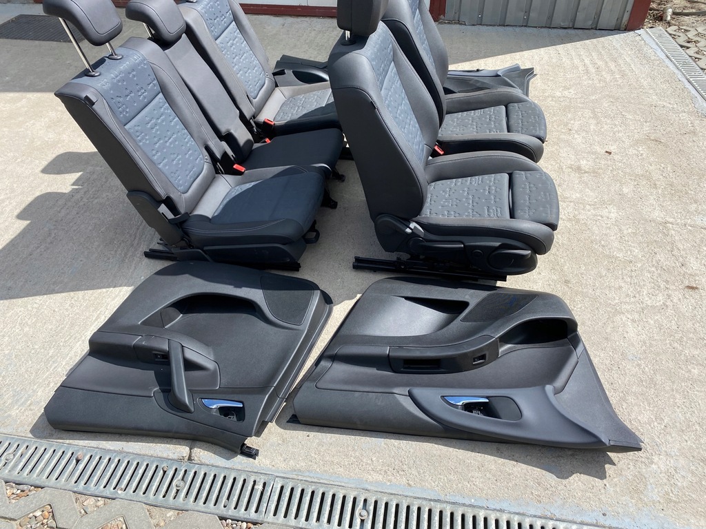 фото №5, Opel meriva b сидіння сидіння перед задня напівшкіра заднє сидіння обшивки