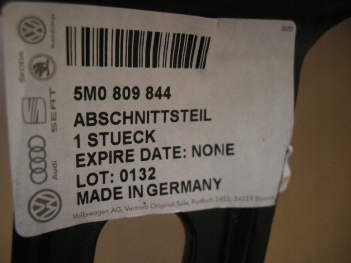 фото №4, Vw golf v plus 5m0809844 крила правий задня