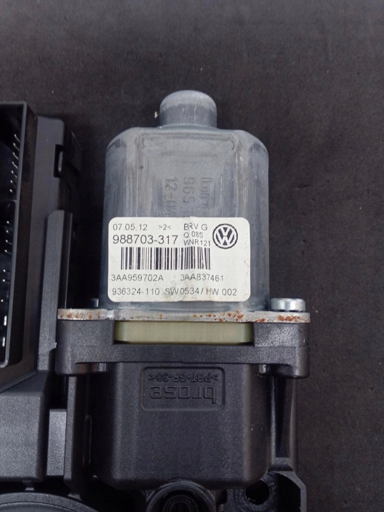 фото №6, Vw passat b7 моторчик стекло 3c0959792c