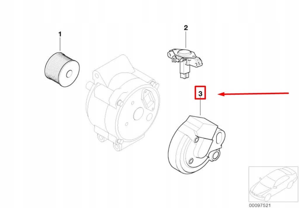 фото №5, Mini cabrio r52 защита двигателя, генератора 12427516176 7516176оригинальная