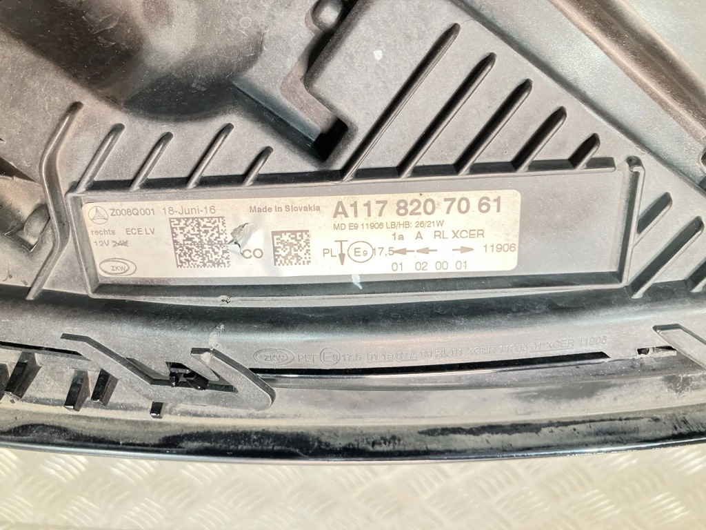 Купить Фара refloktor led правая mercedes cla w117 рестайлинг