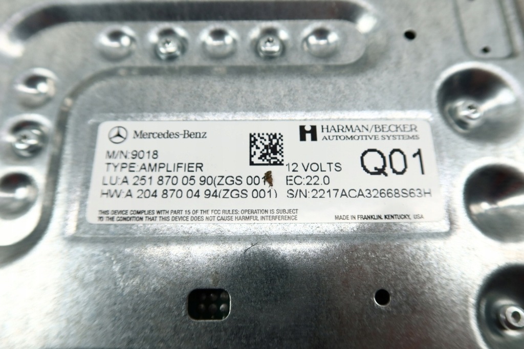 фото №6, Mercedes w164 ml gl x164 усилитель harman becker 2518700590 проверенный