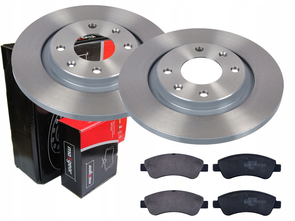 фото №1, Гальмівні диски гальмівні колодки maxgear перед citroen c2 peugeot 301