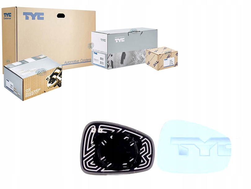 фото №1, Tyc 301-0029-1 стекло зеркало, зеркало наружное