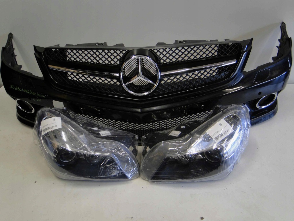 Mercedes sl r230 230 рестайлінг  бампер передній amg pts Київ