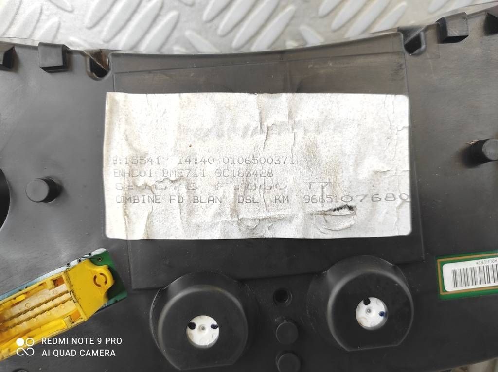 фото №8, Лічильник прилади спідометр 9665107680 poeugeot 308 i t7 1.6 hdi e-hdi