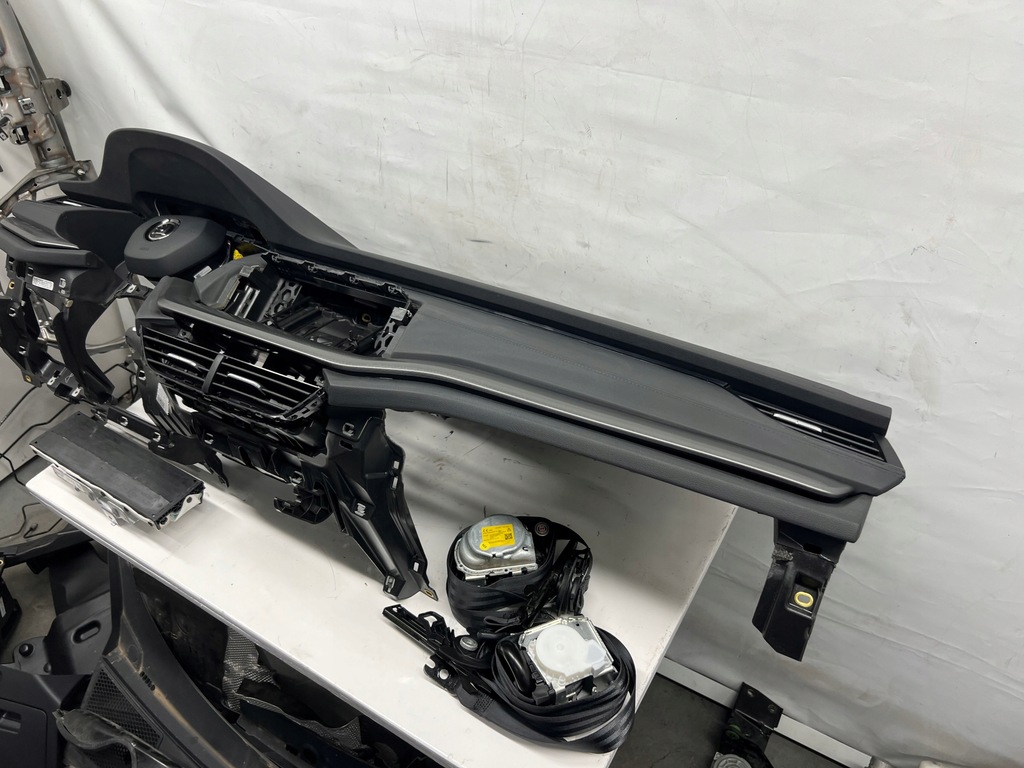 фото №6, Skoda octavia iv приборная панель консоль рулевая рейка отопитель переходник праворульная