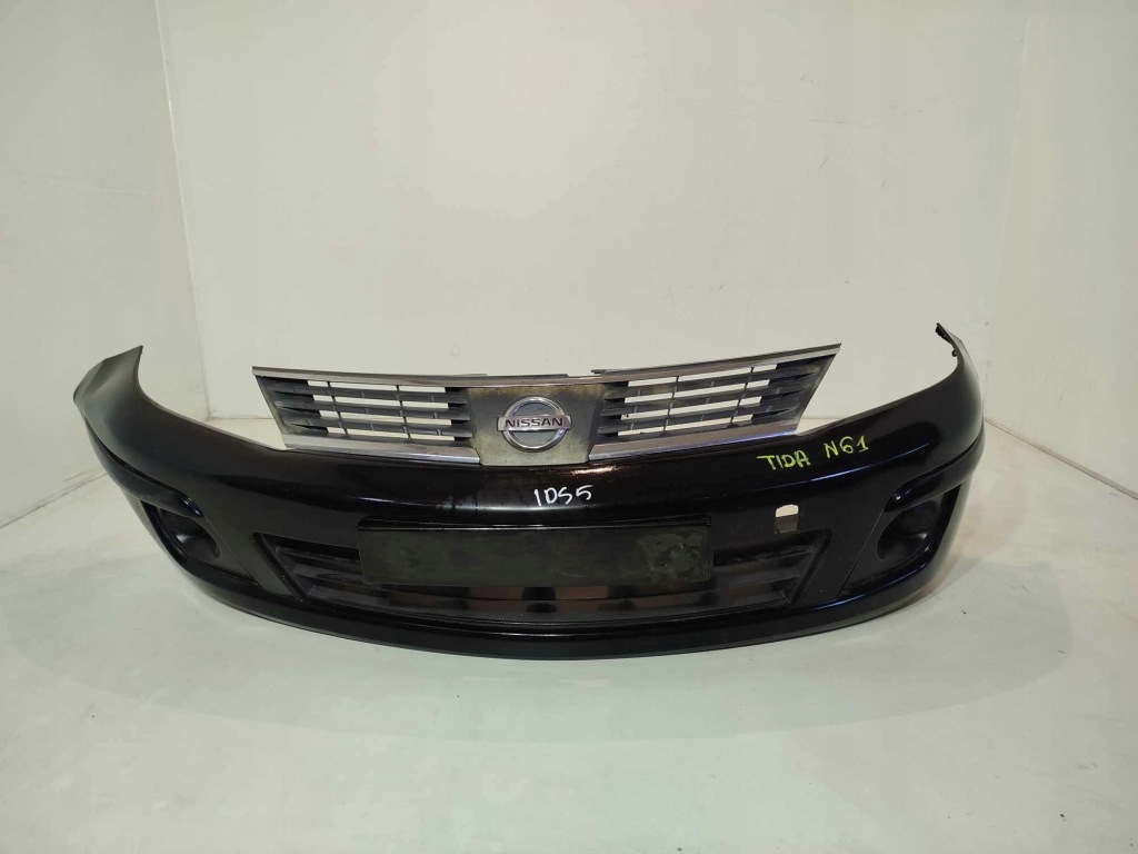 фото №1, Бампер передний перед решётка радиатора nissan tiida 04-12