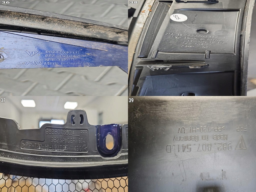 фото №13, Porsche 718 982 cayman boxster spyder gt4 rs gt4rs бампер kompletny перед