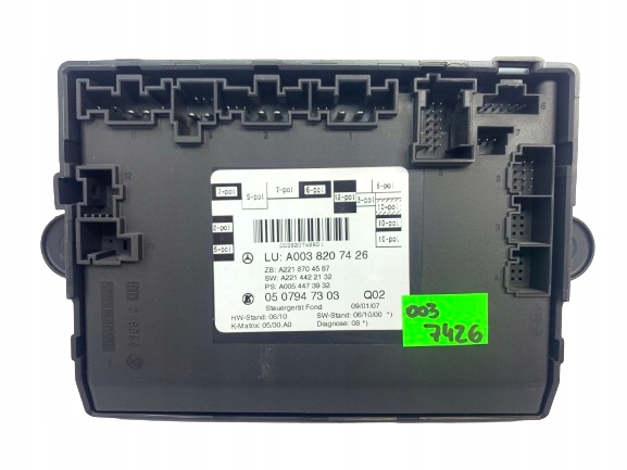 фото №1, Mercedes модуль блок управления дверь a0038207426