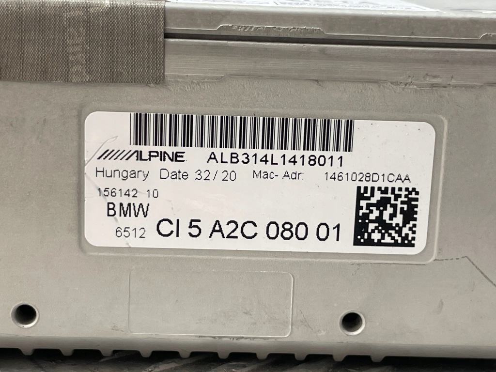 фото №8, Bmw оригінальний номер 5a2c080 1' f40 2' f44 радіо навігація модуль блок керування головний пристрій