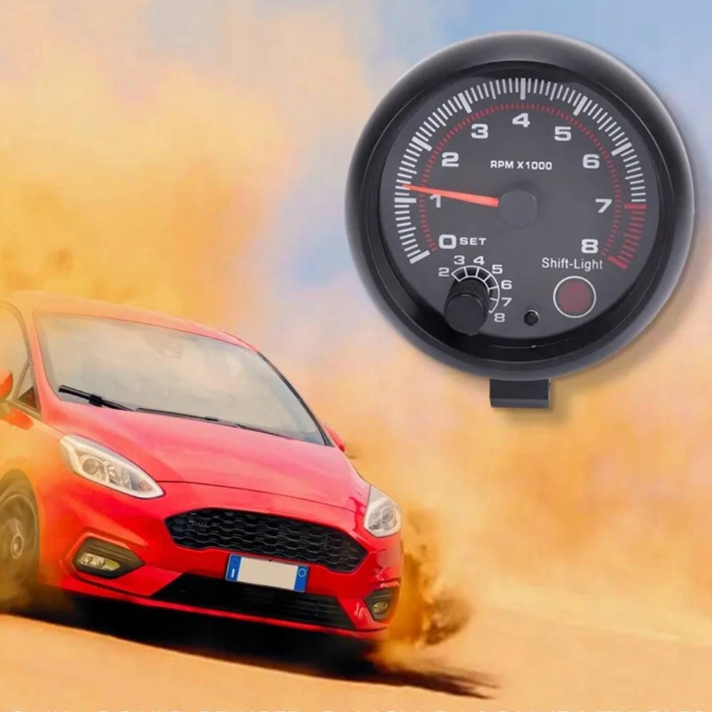 фото №13, Obrotomierz бензин чорний індикатор лічильник