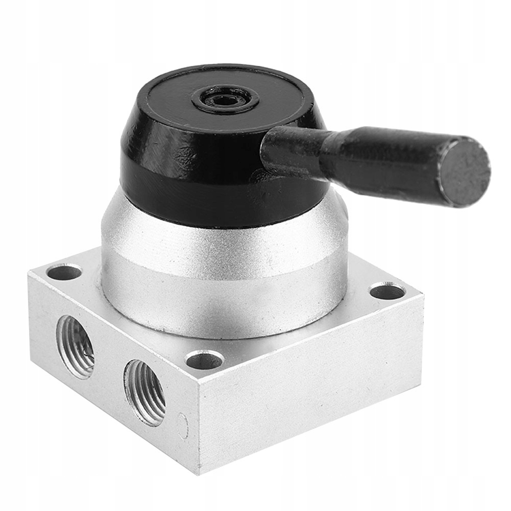 фото №5, Пневматический ручной клапан управляющий 3-pozycyjny, 4-drogowy клапан с ks