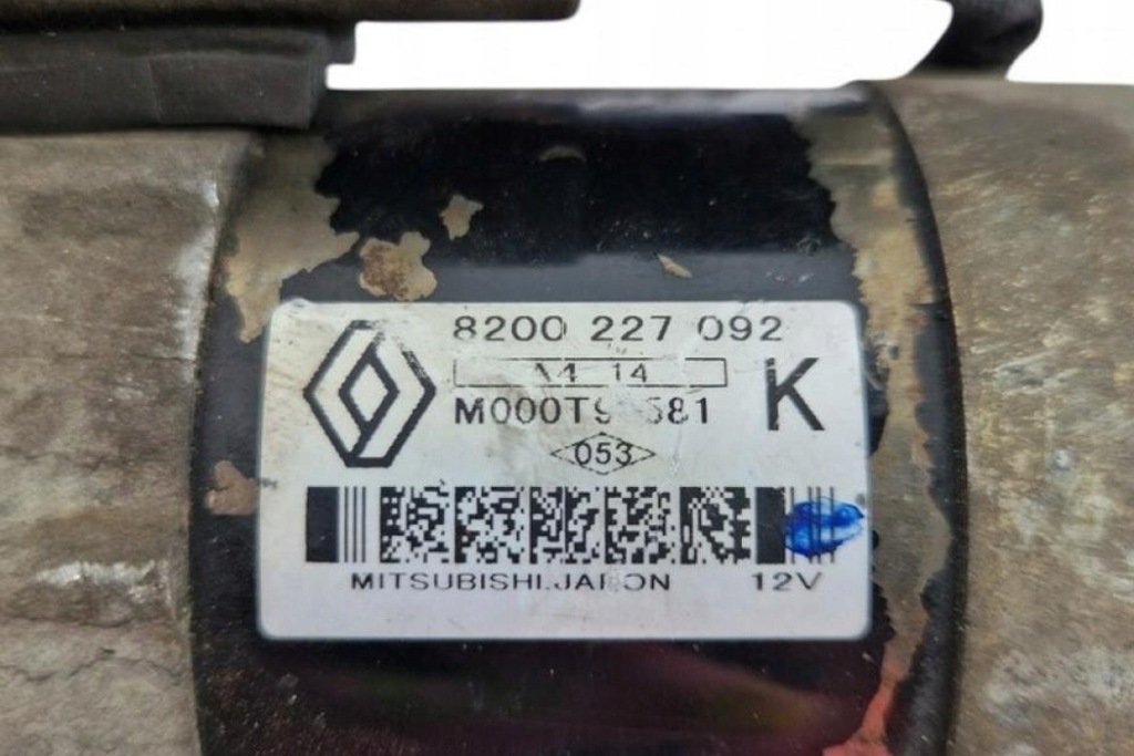 Купить Стартер renault clio 2 bb0/1/2_, cb0/1/2_ 8200227092 1.5l бензиновый
