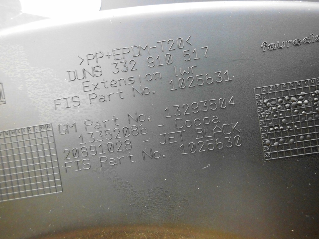 фото №5, Opel zafira c консоль приборная панель защита 13293504 europa