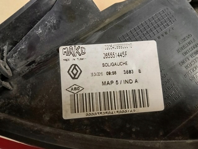 фото №3, Лампа левая задняя левый задняя renault clio 4 iv kombi 2012-