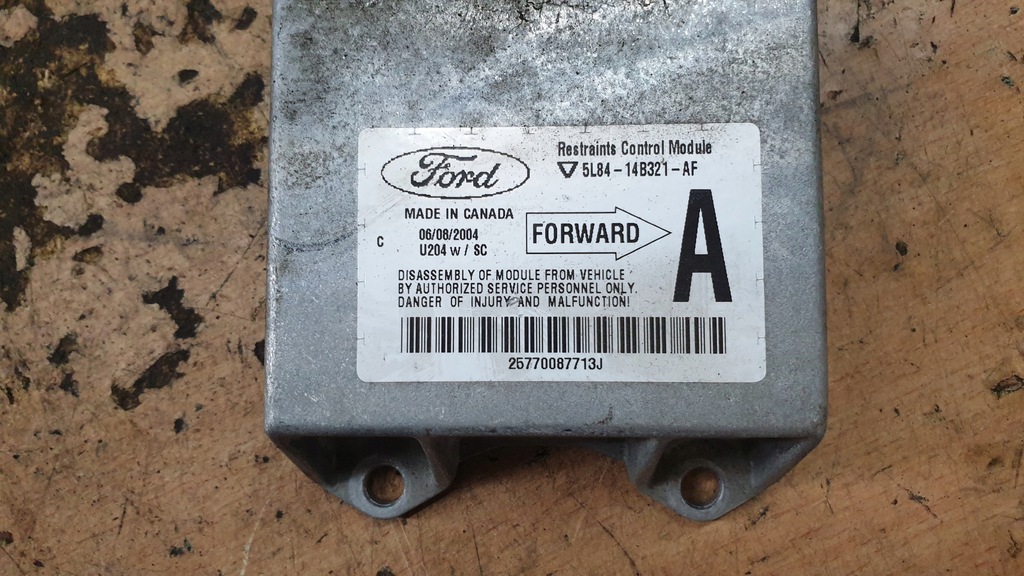 фото №1, Mazda tribute датчик модуль подушек