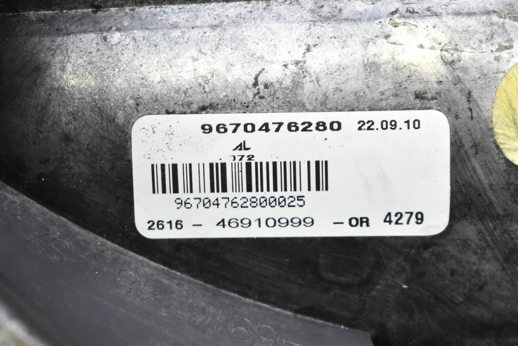 фото №6, Протитуманна фара лівий перед передній 9670476280 peugeot 508 10-14