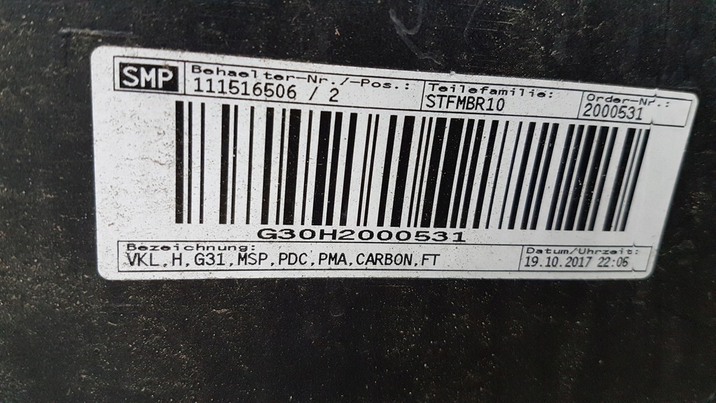 фото №10, Бампер задний bmw seria 5 g31 m-pakiet