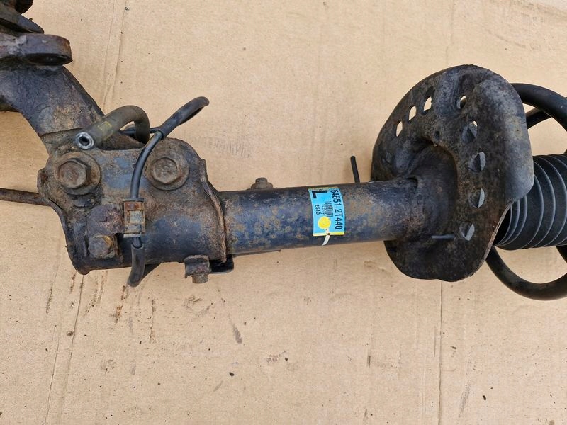 фото №3, Optima iii 1.7 crdi амортизационная стойка левый перед поворотный кулак левая ступица амортизатор
