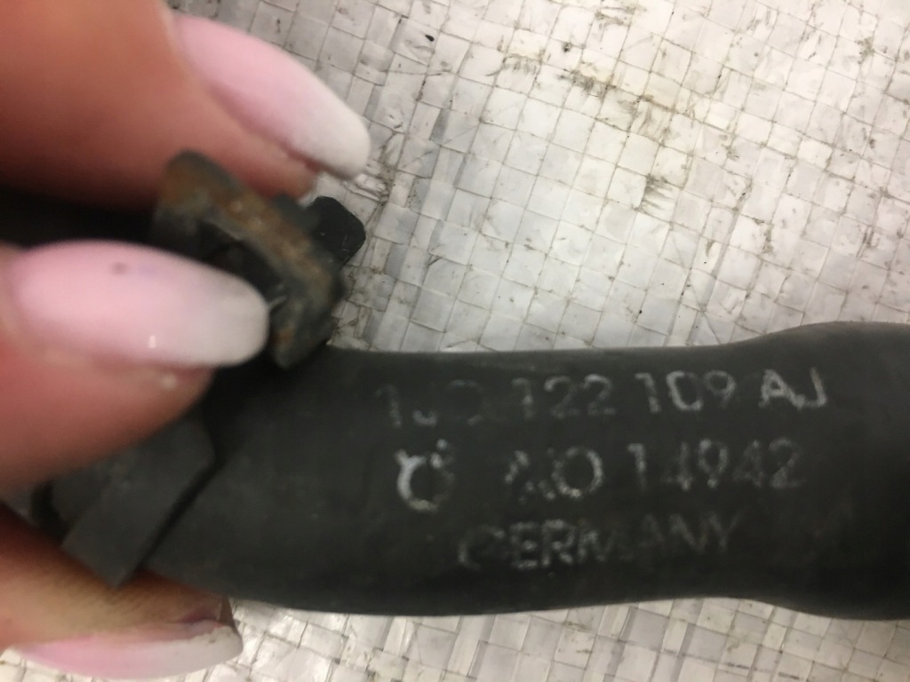 фото №9, Audi a3 8l 1.6 шланг труба wody 1j0122109aj bfq