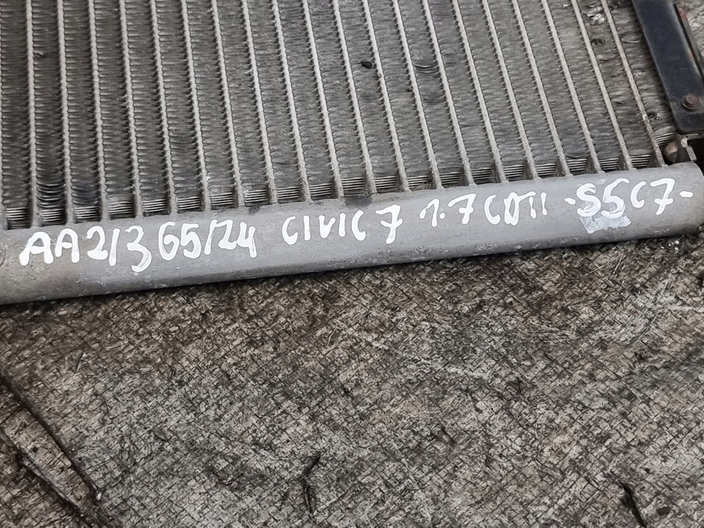 фото №7, Радіатор кондиціонера honda civic vii 7 1.7 cdti 74kw 02r