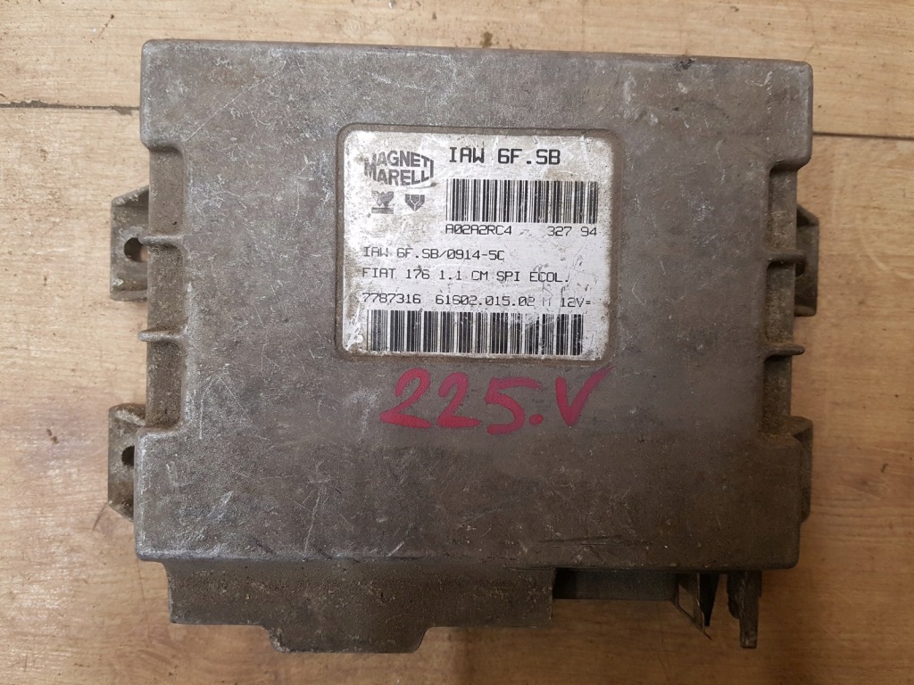 фото №1, Бортовой компьютер блок управления двигателя fiat punto i 1.1