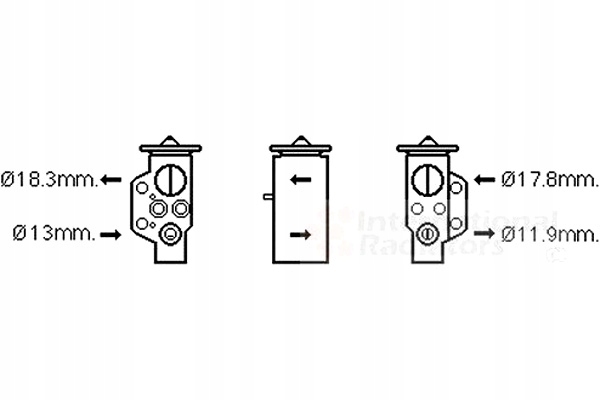 Van wezel 74001076 клапан розширювальний кондиціонера Недорого
