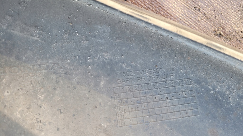 фото №10, Накладка бампера задня honda civic ix lift спойлер накладка-спойлер // 1361