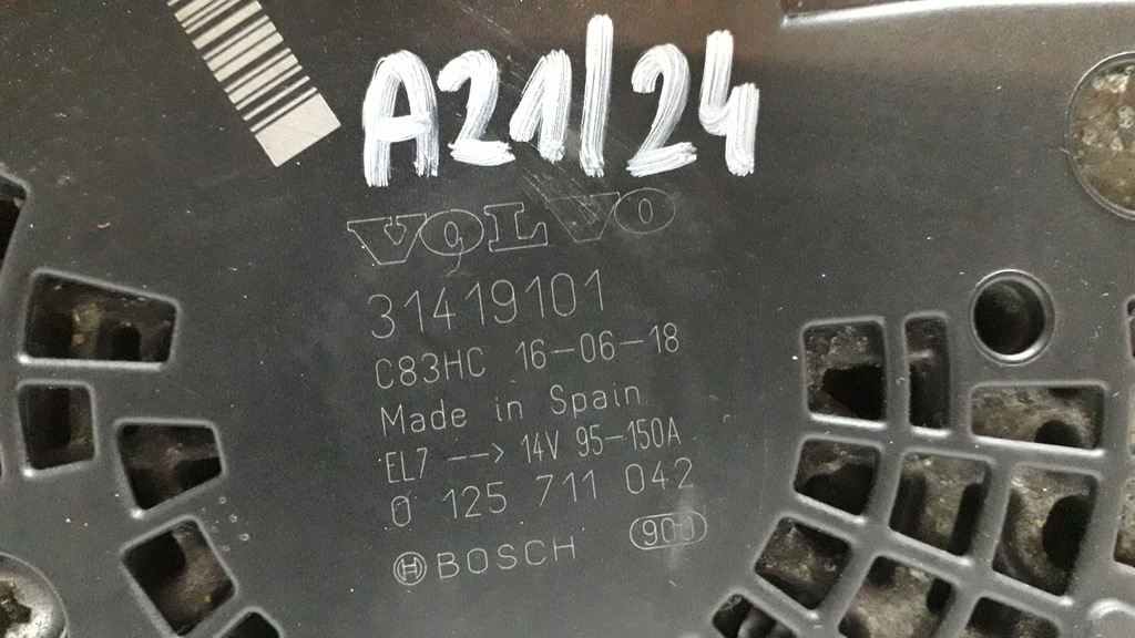 фото №11, Volvo v40 v60 s80 xc60 генератор 31419101 -150a
