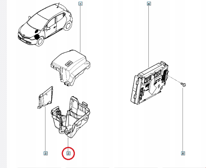 фото №8, 243809584r renault корпус коробка предохранителей r clio iv