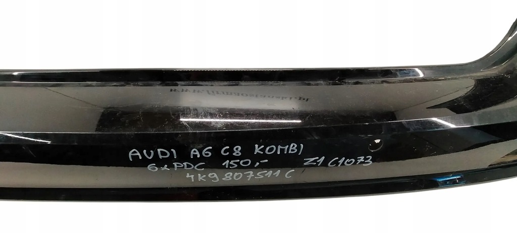 фото №8, 4k9807511c audi a6 s6 c8 kombi 2018- бампер задній задня 6xpdc