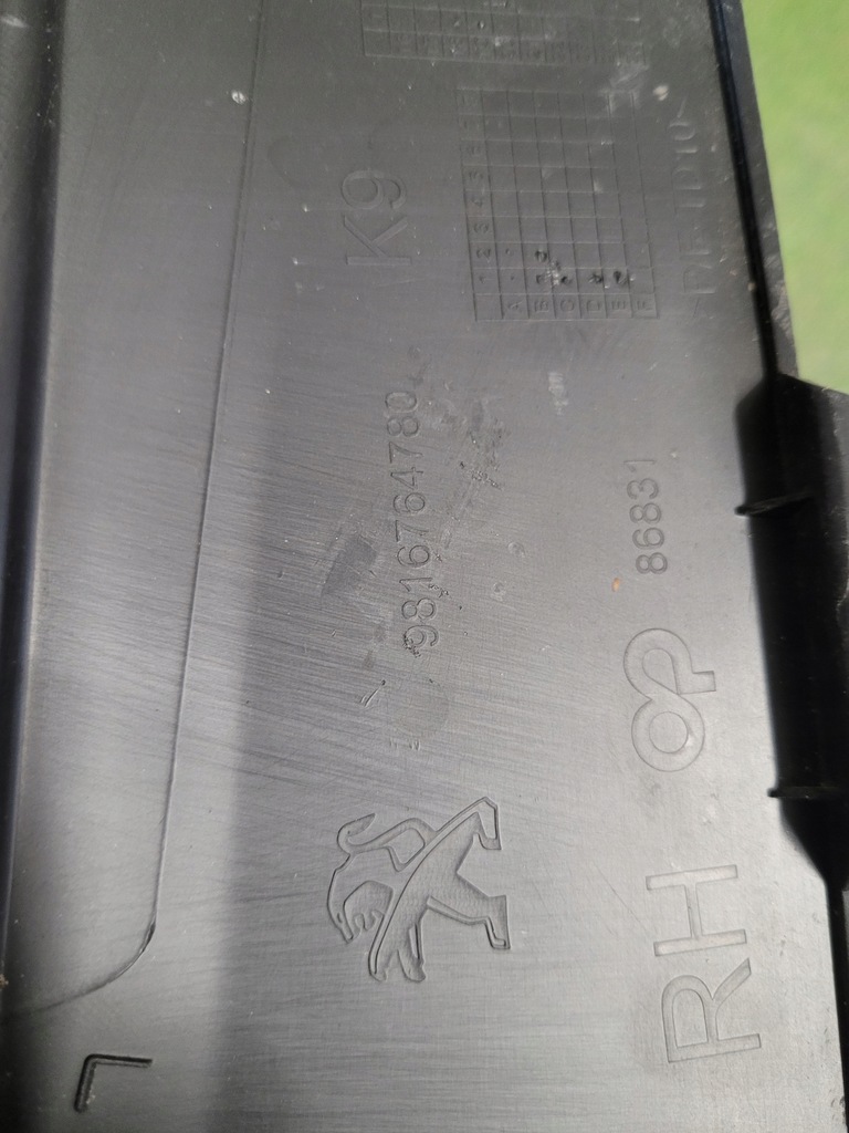 фото №4, Peugeot rifter решётка рамка противотуманной фары 9816764780