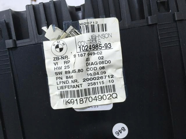 фото №8, Лічильник прилади bmw seria 1 e81 e82 e88 e87 9187049