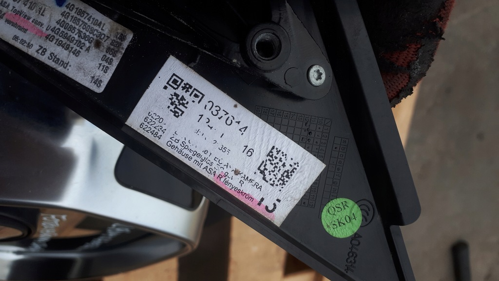 фото №11, S6 c7 4g a6 зеркало правое перед камера хром