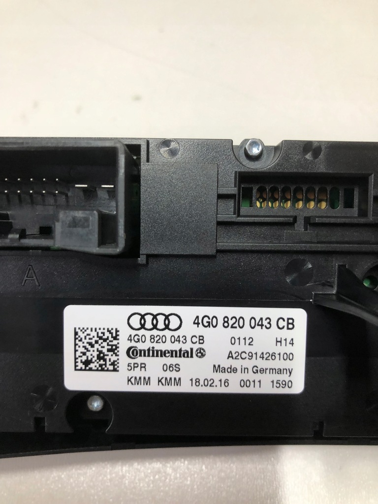 фото №6, Audi a6 c7 панель кондиционера lift 4g0820043cb