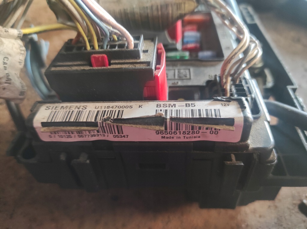 фото №5, 9650618280-00 модуль коробка bsm citroen c5