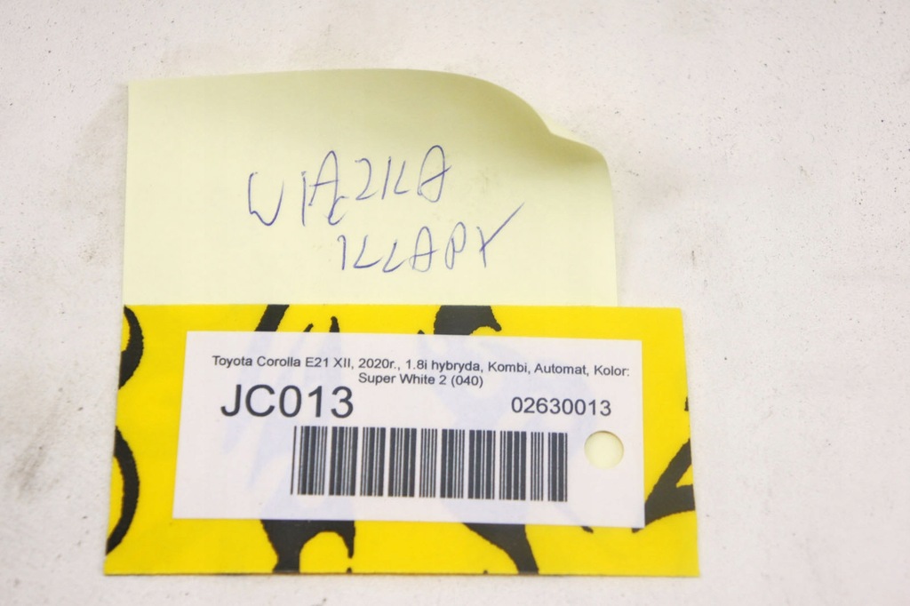 фото №5, Jc013 toyota corolla e21 xii джгут кришки багажник