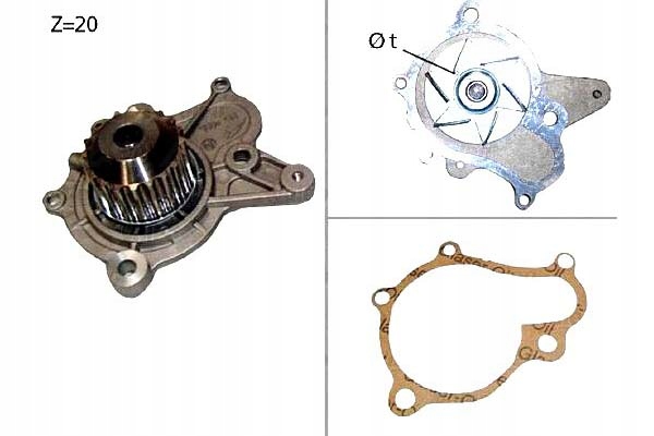 фото №1, Valeo насос wody hyundai grandeur 2.2 crdi tg