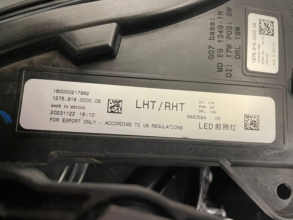 фото №9, Bmw x7 g07 lci lift kompletny перед m набор цвет 475 капот бампер лампы