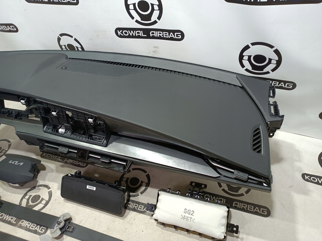 фото №4, Kia niro 2 ii приборная панель консоль подушка безопасности подушки безопасности ремни оригинал