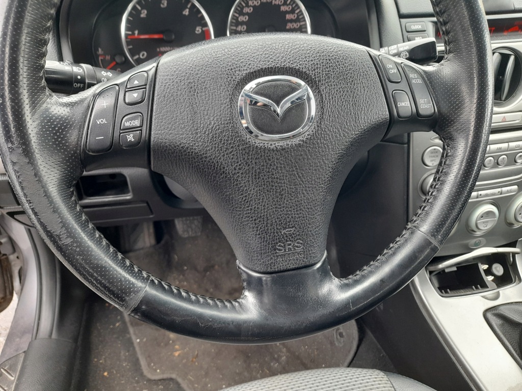 фото №8, Mazda 6 воздуховод подушка безопасности водителя кожа многофункциональный многофункциональный