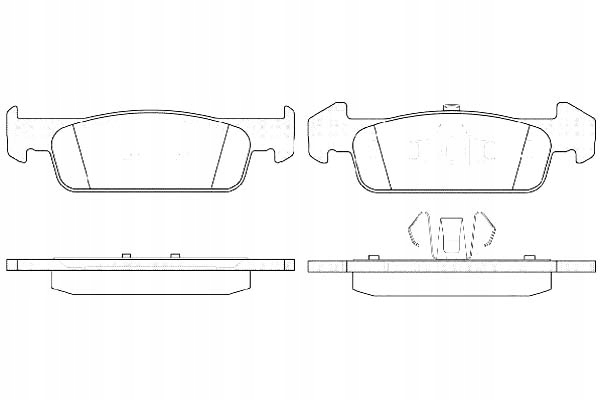 фото №1, Remsa тормозные колодки тормозные dacia logan ii 1.2 lpg